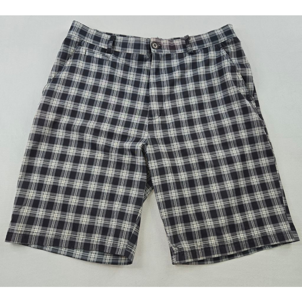 Gordon Cooper Golf Shorts | Mens | Size 36 | Gray and White Plaid